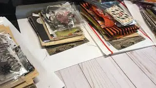 Halloween junk journal kits