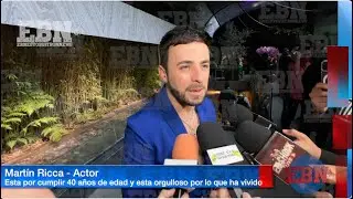 MARTÍN RICCA NO TIENE MIEDO EN ACEPTAR SU EDAD 👏😅 no piensa en cirugías estéticas