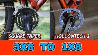 3X8 TO 1X8 MTB CONVERSION 3X TO 1X