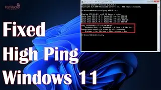 High Ping Problem in Windows 11 -  Fixed