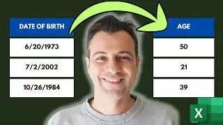 2 WAYS To Convert A Birth Date To An Age | Power Query & YEARFRAC()