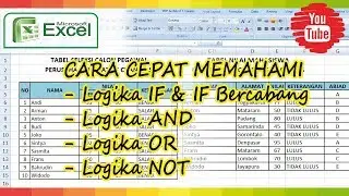 Rumus Excel IF AND OR NOT - Video Tutorial Microsoft Excel