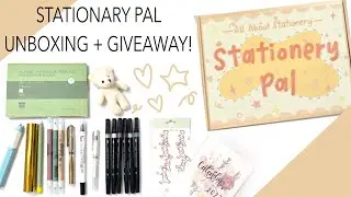 Stationary Pal Unboxing + Giveaway!!