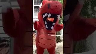 Dance with inflatable animated dinosaur costume! | 2022 dinosaur blow up Halloween costumes