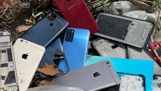 I Found many mobile phone cases and Broken Phones from Garbage Dumps