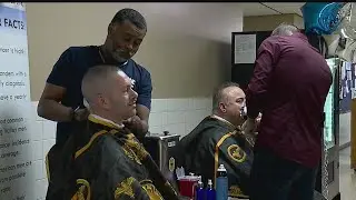 Men mark end of 'No Shave November' with shave-off at Austintown High School