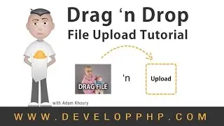 File Upload Drag and Drop Tutorial HTML5 JavaScript PHP