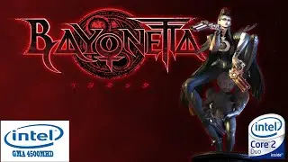 Bayonetta on intel GMA 4500MHD | intel core 2 duo | VRAM 128mb | gameplay laptop