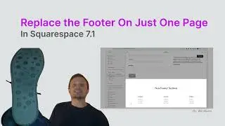 Replace Footer on One Page in Squarespace 7.1