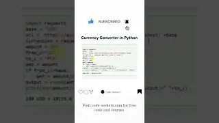 Currency Converter in Python 