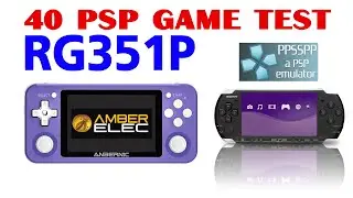 40 PSP GAMES TEST BY Anbernic RG351P RG351M (CPU RK3326)