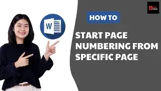 How To Start Page Numbering From Specific Page (MS Word) ⏩