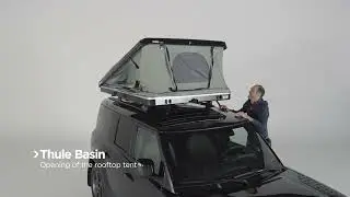 Thule Basin открытие тента автопалатки