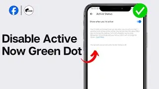 How To Disable Active Now Green Dot On Facebook 2024? (QUICK GUIDE)