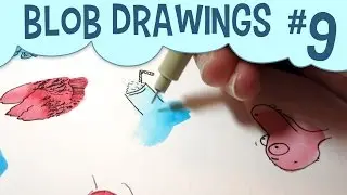 Blob Drawings #9 | Fun Exercise to Boost Your Creativity