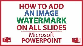 How To Add An Image Watermark On All Slides Of A PowerPoint Presentation | 365 |