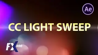 THE GLEAMING FLASH OF A STEEL REFLECTION WITH CC LIGHT SWEEP IN ADOBE AFTER EFFECTS 2025