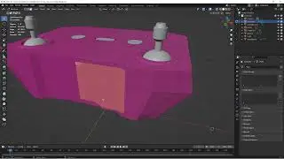 Blender Drone Controller Model Timelapse WIP