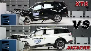 Lincoln Aviator VS Cadillac XT6 – Luxury SUV in Crash & Safety Test