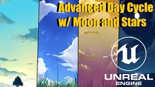 Advanced Day Cycle w/ Moon Phases and Stardom in UE5. Patreon