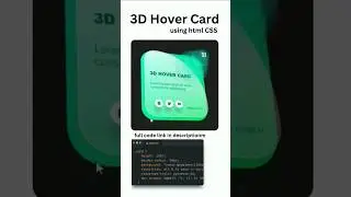 Card hover Effects 