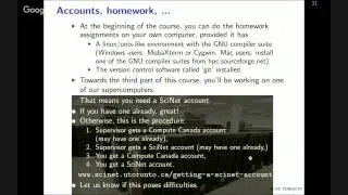 Scientific Computing - Lecture #1