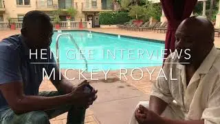 Mickey Royal Author of the Pimp Game Instructional Guide Full Interview Part 1  w/Hen Gee