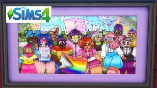 I Made Sims Based on this Pride Painting!