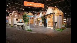 Vivint Smart Home Booth at CES 2018