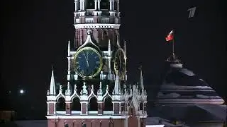 Новогодние обращение президента России Дмитрия Анатольевича Медведева (Первый канал, 31.12.2011)