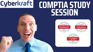 CompTIA Study Session - Security+ Network+ CySA+ CASP+ CISSP LIVE