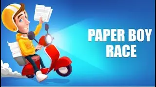 Paper Boy Race Трасса Бумажного Мальчика новая  игра