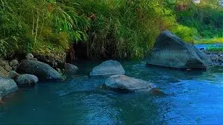 Asmr meditation, nature sounds no music, water sound effect, music for sleeping and deep relaxation