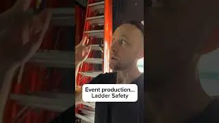 Live Event Ladder Lessons…. #atx #ladder #safety