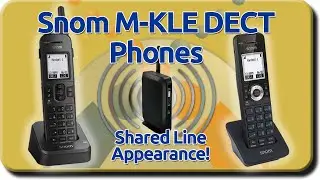 Snom M-KLE DECT Cordless Handsets - w/Shared Line Appearance!