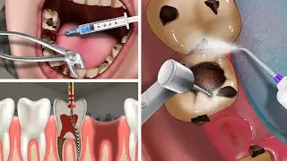 ASMR Treatment for tooth decay, bad breath, ingrown nails