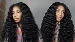 THE BEST KINKY STRAIGHT VPART WIG + MY GO TO STYLE, NO GLUE NEEDED | BEAUTYFOREVER