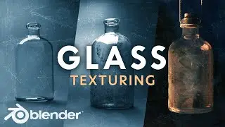 Create GLASS TEXTURES with IMPERFECTIONS! Complete Guide! | Blender 3D Tutorial