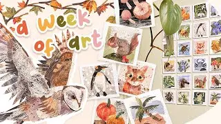 A Week of Art | Launching My Patreon And Lots of Collaging!