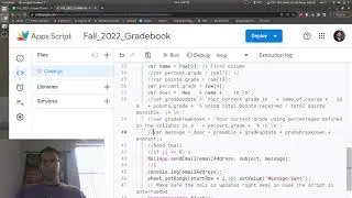 Using Google App Scripts in Google Sheets to Automate Your Gradebook