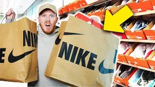 SO MANY Sneakers SITTING At The NIKE OUTLET!