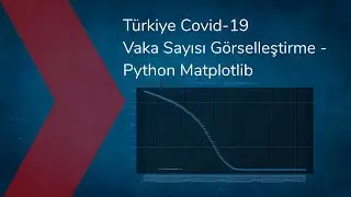 Türkiye Covid-19 Vaka Sayısı Görselleştirme - Python Matplotlib