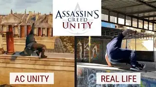 Assassin's Creed Unity PARKOUR in real life | паркур трюки | stunts in real life | кредо ассасинов