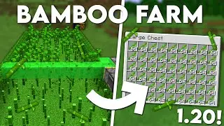 Minecraft Automatic Bamboo Farm - 1.20+ Tutorial