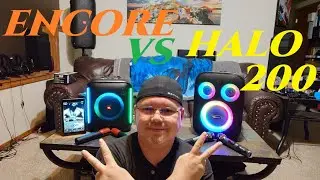 Tronsmart Halo 200 vs JBL Partybox Encore 🔊 Sound Check & Wireless Microphone test 🔋 Battery Powered