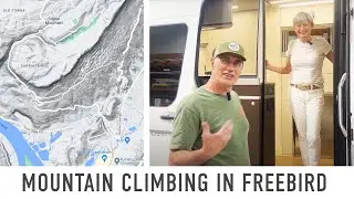 Mountain Climbing in Freebird | Mike + Marcia's Road Trip