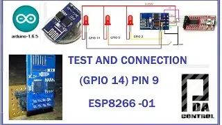 MORE GPIOS  ESP8266-01 : PDAControl