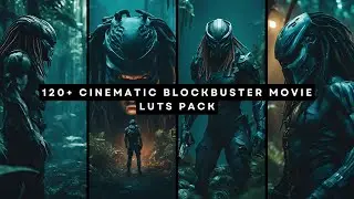 120+ Cinematic Blockbuster Movie LUTs Pack for Premiere Pro, Final Cut & DaVinci Resolve | Film Look