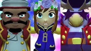 Hat Kid VS All Death Wish Bosses... AT ONCE! + [All Bonuses] - A Hat in Time Mod