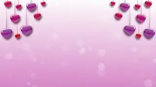 Video Background HD 1080. Видеофон-футаж Сердечки для видеомонтажа